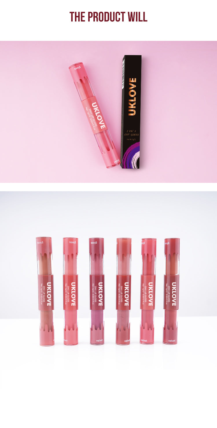 Experience Lip Perfection with UKLOVE 2IN 1LIP GLOSS, Delivering a Nice Fake Tan