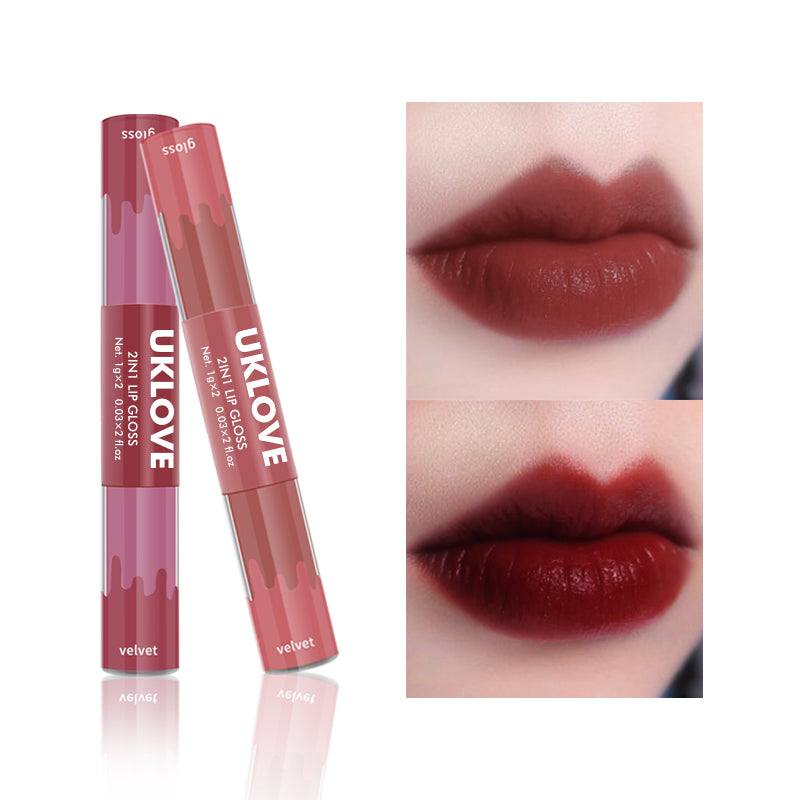 UKLOVE 2IN 1LIP GLOSS: Perfect for Beach Tanner Lips