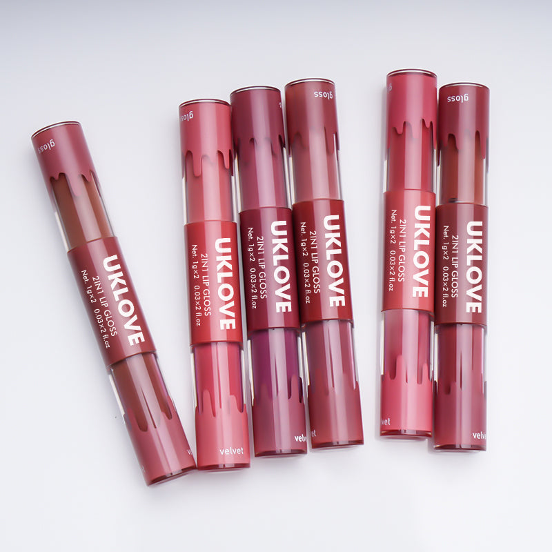 Get the Perfect Lips with UKLOVE 2IN 1LIP GLOSS, Infused with Oil Tanner
