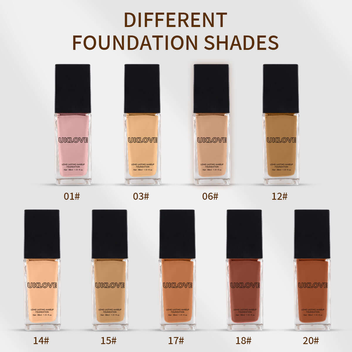 Enhance Your Radiance: UKLOVE Lasting Makeup Foundation for Airbrush Tan